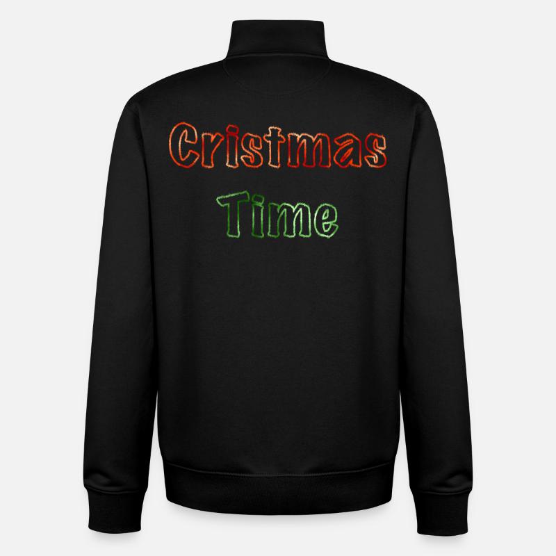 Weihnachten - Unisex Organic Zip Sweatshirt von Stanley/Stella - Schwarz