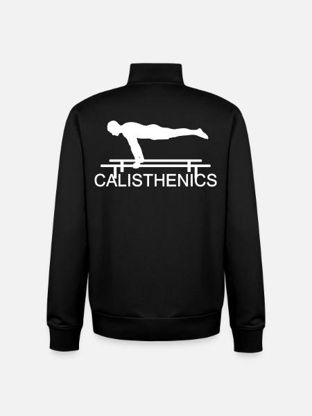 Callisthénie - Sweat zippé unisexe en coton bio Stanley/Stella - noir