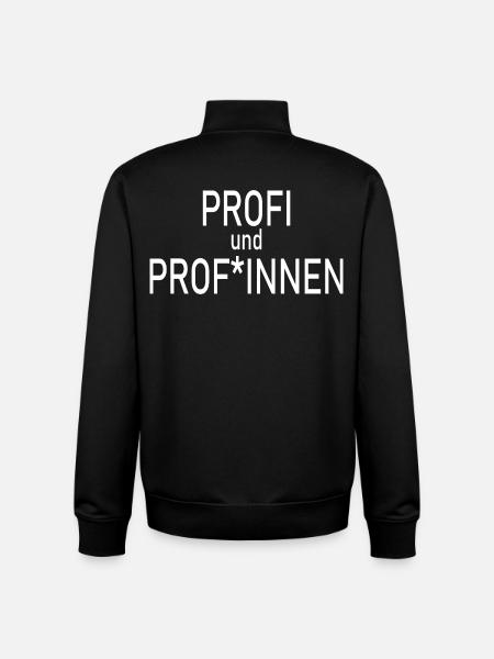 Professionnels et professes - Sweat zippé unisexe en coton bio Stanley/Stella - noir