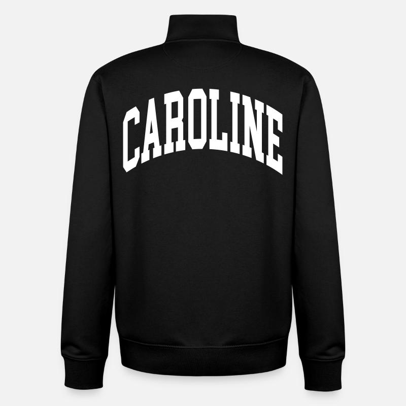 Caroline - Unisex Organic Zip Sweatshirt by Stanley/Stella - black