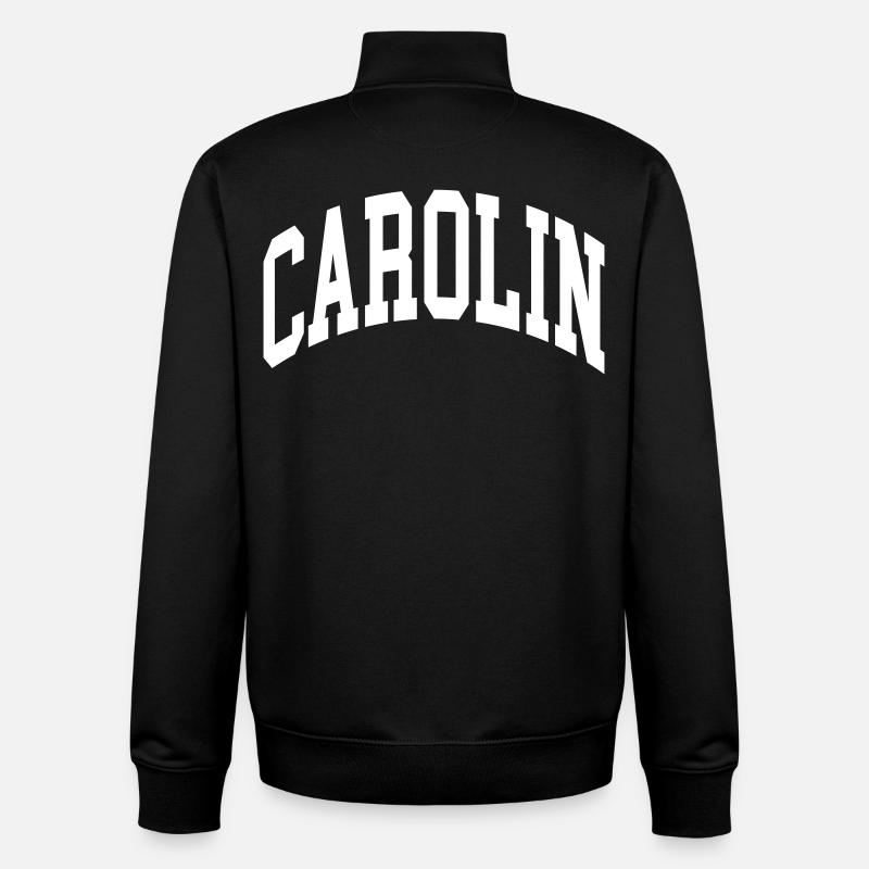 Carolin - Sweat zippé unisexe en coton bio Stanley/Stella - noir