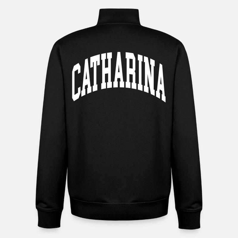 Catharina - Unisex Organic Zip Sweatshirt von Stanley/Stella - Schwarz