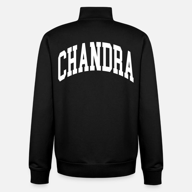 Chandra - Unisex Organic Zip Sweatshirt von Stanley/Stella - Schwarz