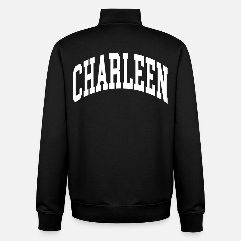 Charleen - Sweat zippé unisexe en coton bio Stanley/Stella - noir