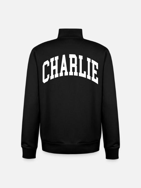 Charlie - Unisex Organic Zip Sweatshirt by Stanley/Stella - black