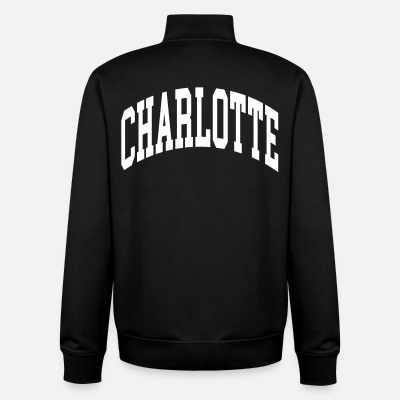 Charlotte - Unisex Organic Zip Sweatshirt von Stanley/Stella - Schwarz