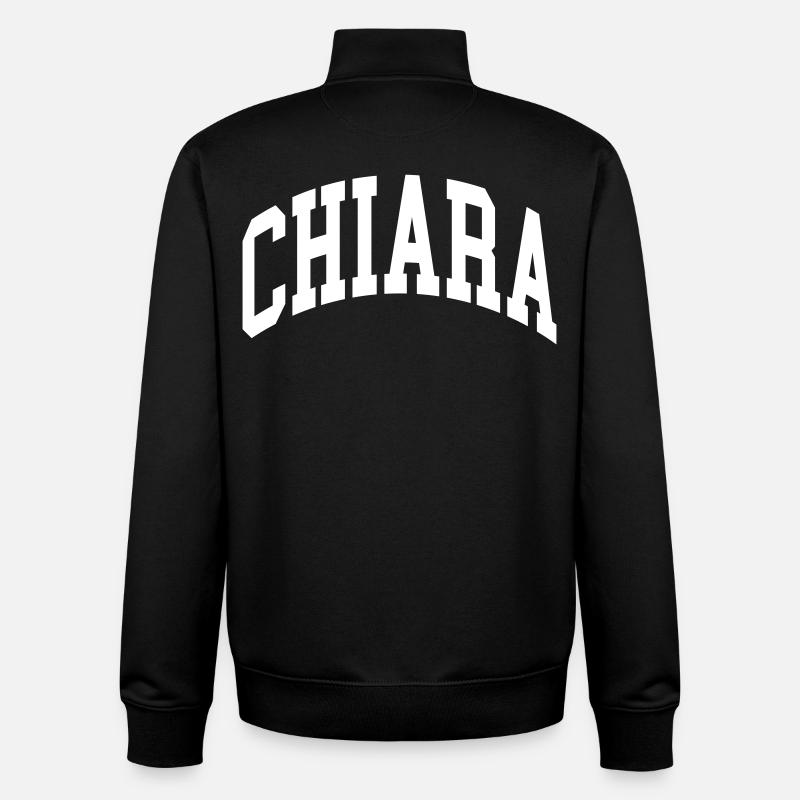 Chiara - Unisex Organic Zip Sweatshirt by Stanley/Stella - black