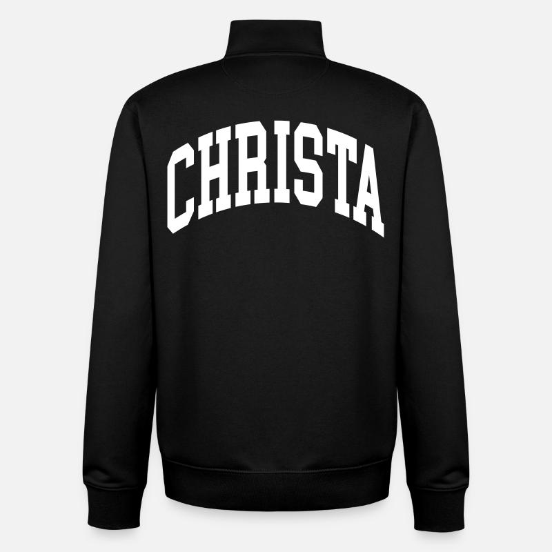 Christa - Unisex Organic Zip Sweatshirt von Stanley/Stella - Schwarz