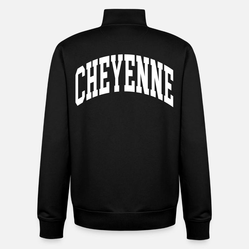 Cheyenne - Unisex Organic Zip Sweatshirt by Stanley/Stella - black