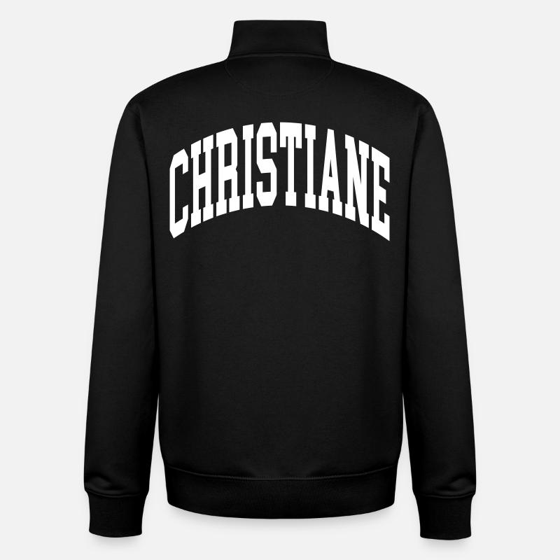 Christiane - Unisex Organic Zip Sweatshirt von Stanley/Stella - Schwarz