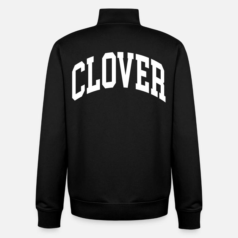 Clover - Unisex Organic Zip Sweatshirt von Stanley/Stella - Schwarz