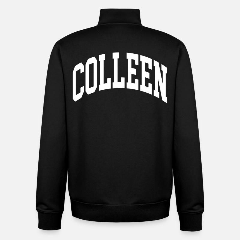 Colleen - Sweat zippé unisexe en coton bio Stanley/Stella - noir