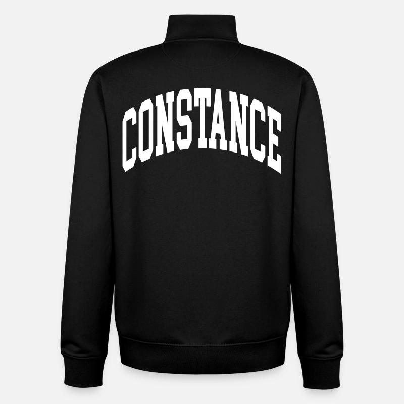 Constance - Sweat zippé unisexe en coton bio Stanley/Stella - noir