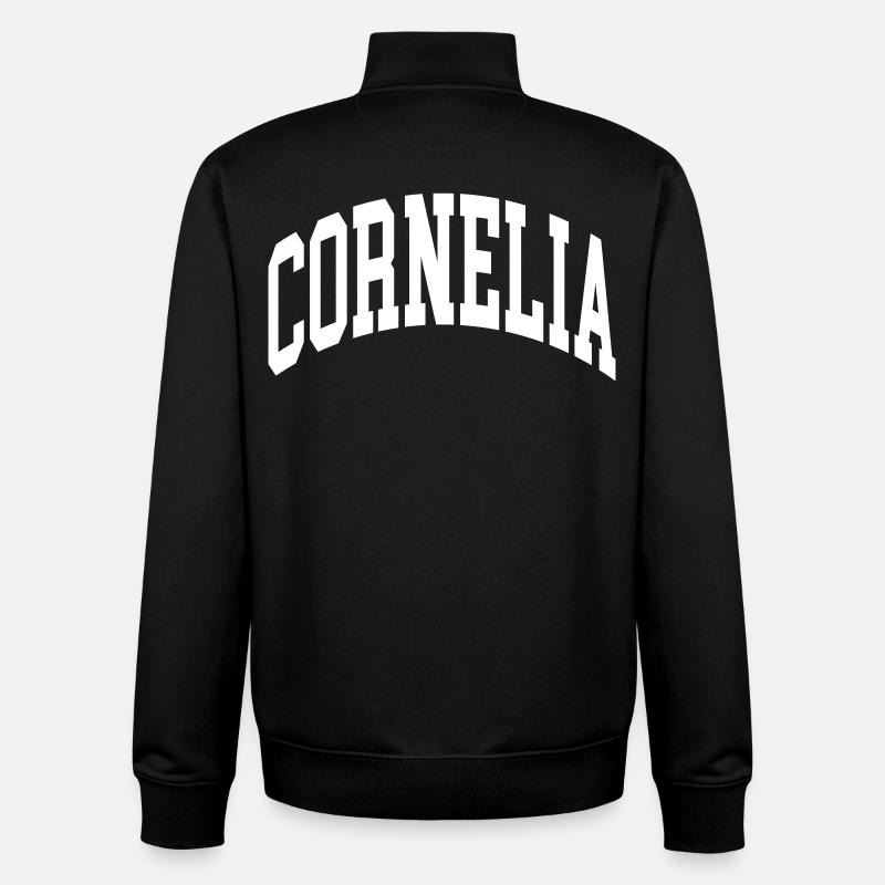 Cornella - Unisex Organic Zip Sweatshirt von Stanley/Stella - Schwarz