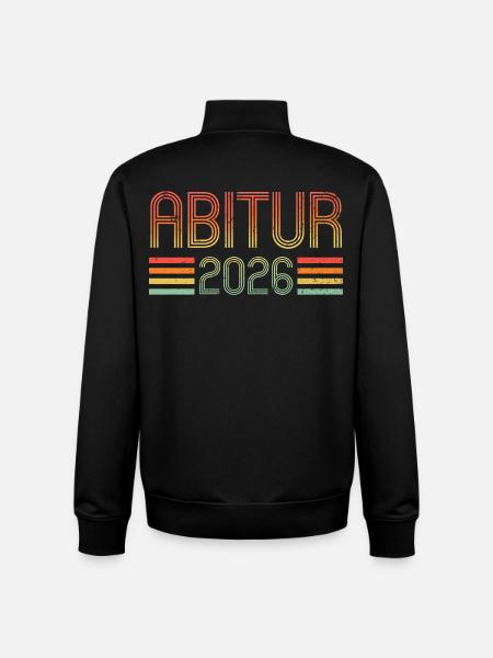 Abi 2026 - Abitur - Gift - Unisex Organic Zip Sweatshirt by Stanley/Stella - black