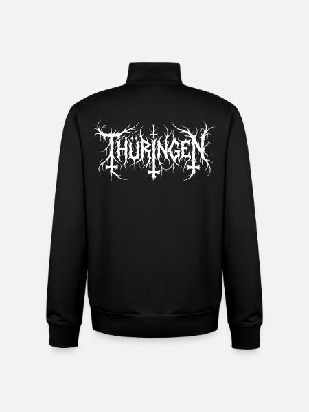 Thuringia Black Metal – Extreme Logo Motif - Unisex Organic Zip Sweatshirt by Stanley/Stella - black