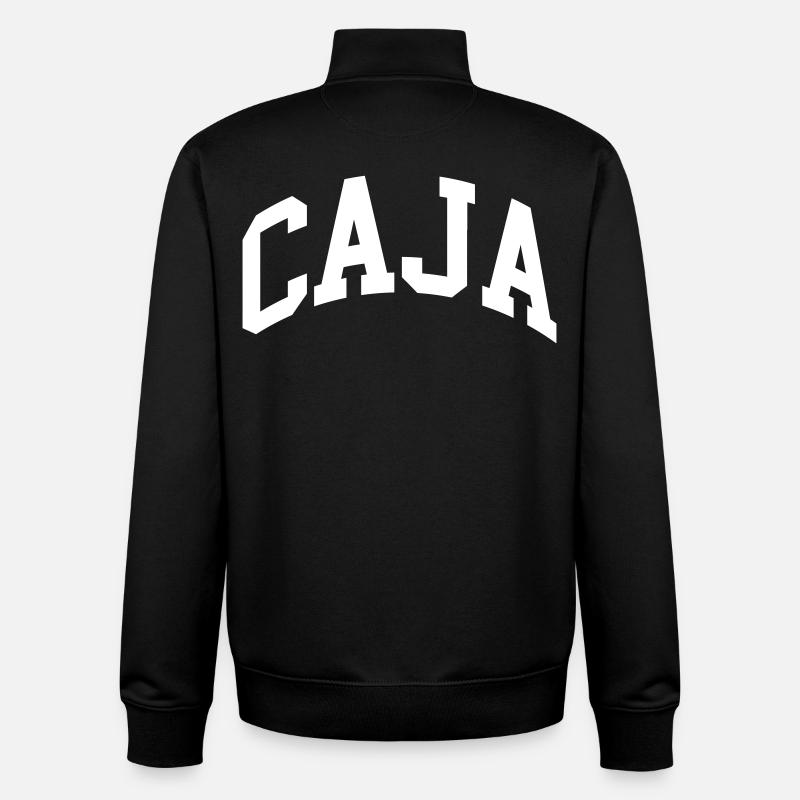 Caja - Unisex Organic Zip Sweatshirt von Stanley/Stella - Schwarz