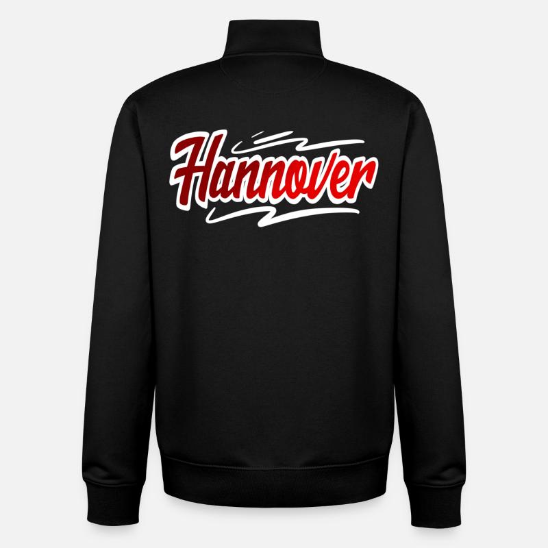 Hanovre - Sweat zippé unisexe en coton bio Stanley/Stella - noir