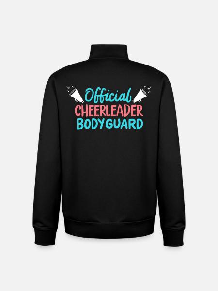 Official Cheerleader Bodyguard - Unisex Organic Zip Sweatshirt von Stanley/Stella - Schwarz