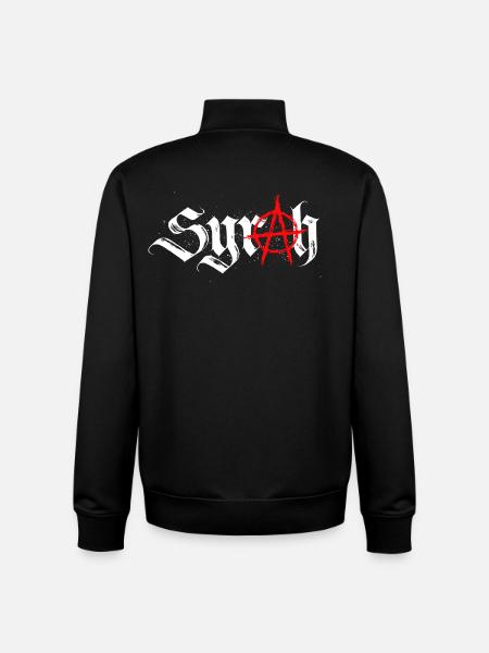 syrah_anarchie - Unisex Organic Zip Sweatshirt by Stanley/Stella - black