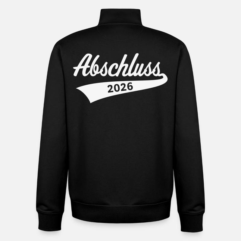 Abschluss 2026 (Schulabschluss / White) - Unisex Organic Zip Sweatshirt von Stanley/Stella - Schwarz