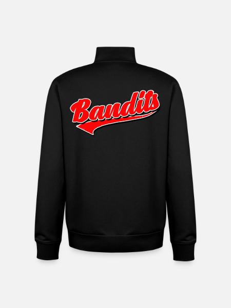 Bandits - Sweat zippé unisexe en coton bio Stanley/Stella - noir