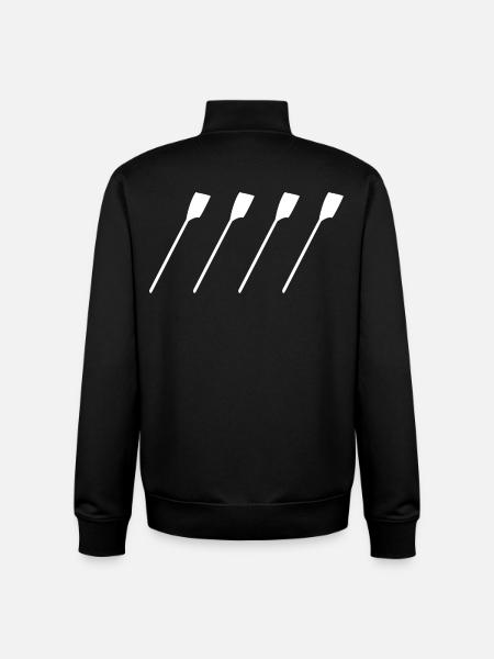 Rudder straps - Unisex Organic Zip Sweatshirt by Stanley/Stella - black