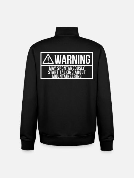 alpinisme - Sweat zippé unisexe en coton bio Stanley/Stella - noir