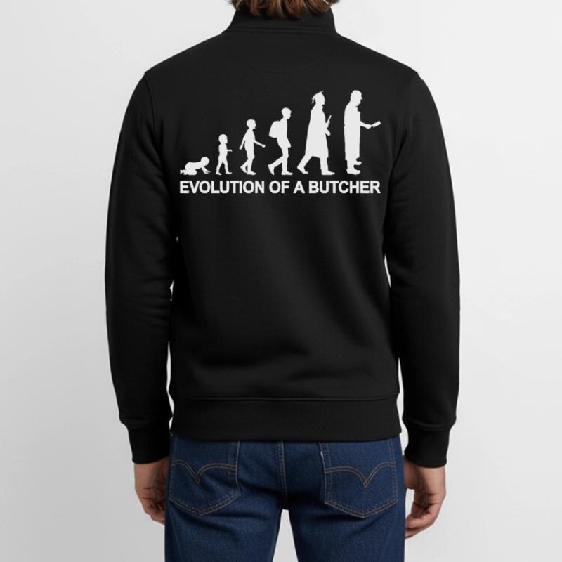 Boucher Evolution Sweat zippé unisexe en coton bio Stanley/Stella