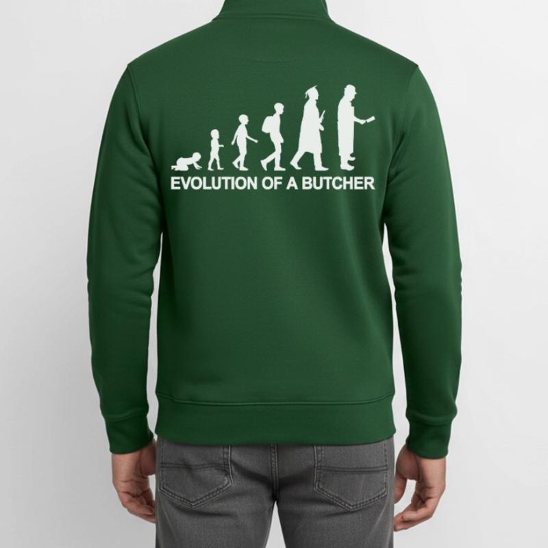 Boucher Evolution Sweat zippé unisexe en coton bio Stanley/Stella