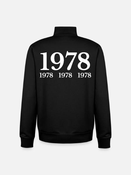 1978 - Unisex Organic Zip Sweatshirt by Stanley/Stella - black