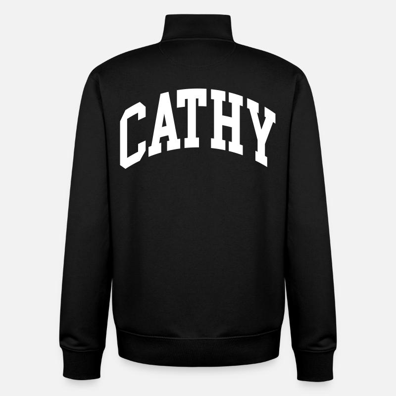 Cathy - Unisex Organic Zip Sweatshirt von Stanley/Stella - Schwarz