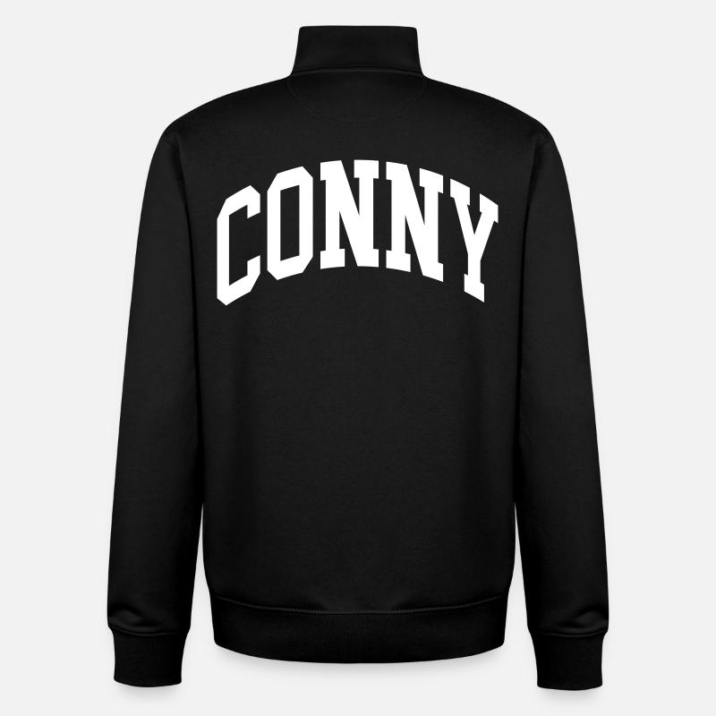 Conny - Unisex Organic Zip Sweatshirt von Stanley/Stella - Schwarz