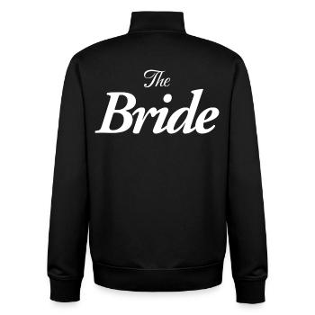 The Bride - Unisex Organic Zip Sweatshirt von Stanley/Stella - Schwarz - Hinten - AI Model Male 185 light (185cm)