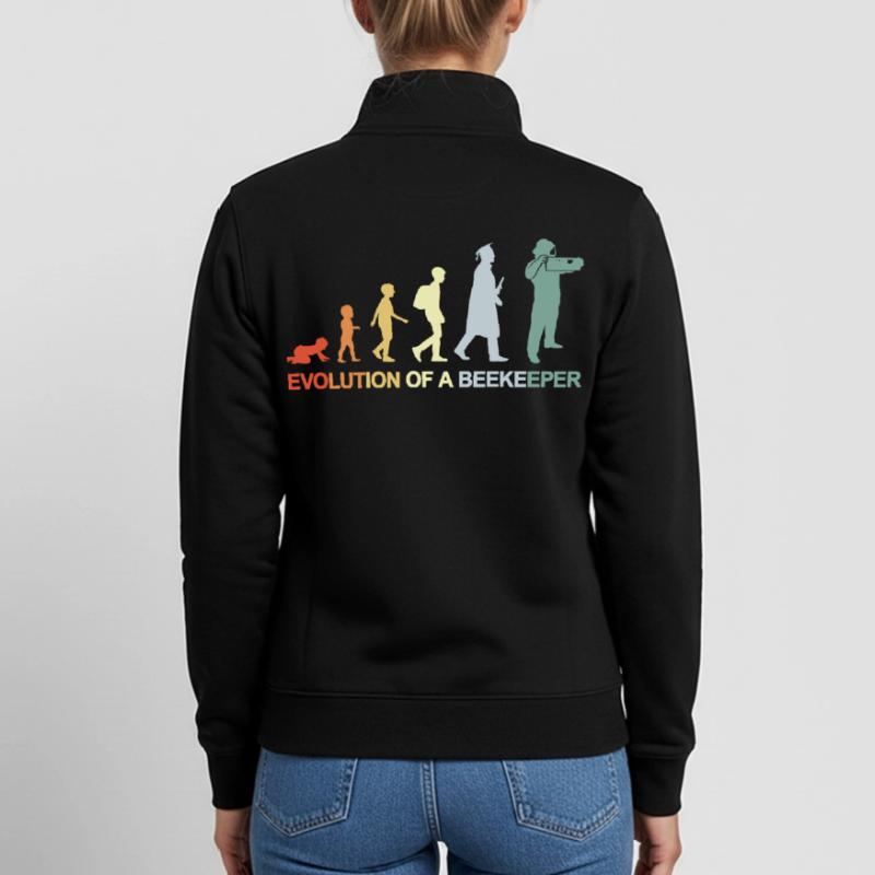 Beekeeper Evolution Unisex Organic Zip Sweatshirt by Stanley/Stella