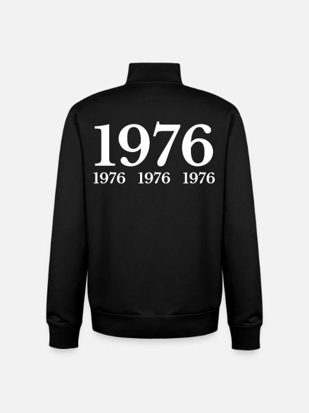 1976 - Unisex Organic Zip Sweatshirt von Stanley/Stella - Schwarz