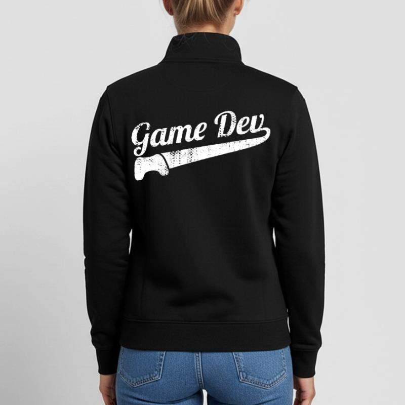 Game Developer Unisex Organic Zip Sweatshirt by Stanley/Stella
