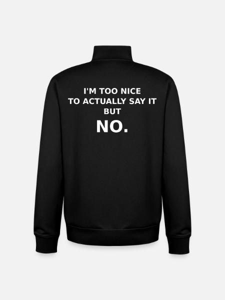 Peoplepleaser - Unisex Organic Zip Sweatshirt by Stanley/Stella - black