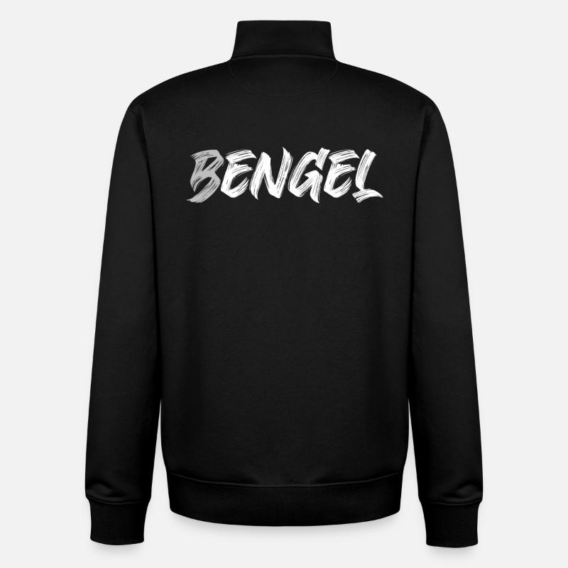 Bengel - Unisex Organic Zip Sweatshirt von Stanley/Stella - Schwarz