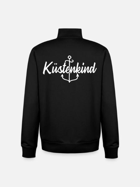 Küstenkind - Unisex Organic Zip Sweatshirt von Stanley/Stella - Schwarz