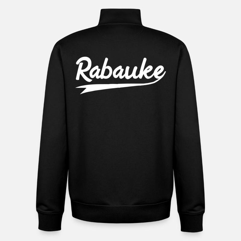 Rabauke - Unisex Organic Zip Sweatshirt von Stanley/Stella - Schwarz
