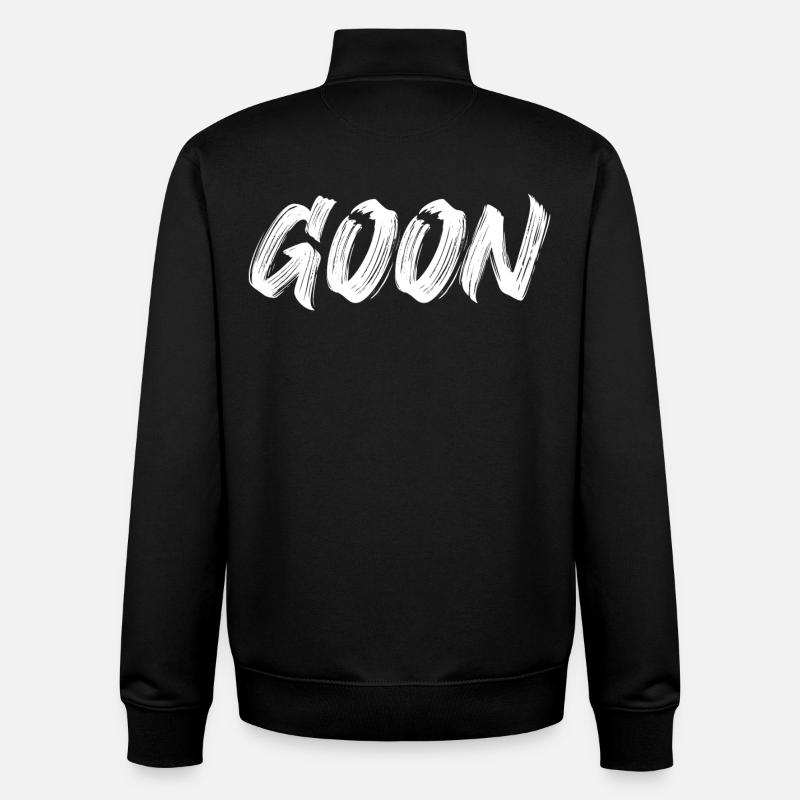 Goon - Sweat zippé unisexe en coton bio Stanley/Stella - noir