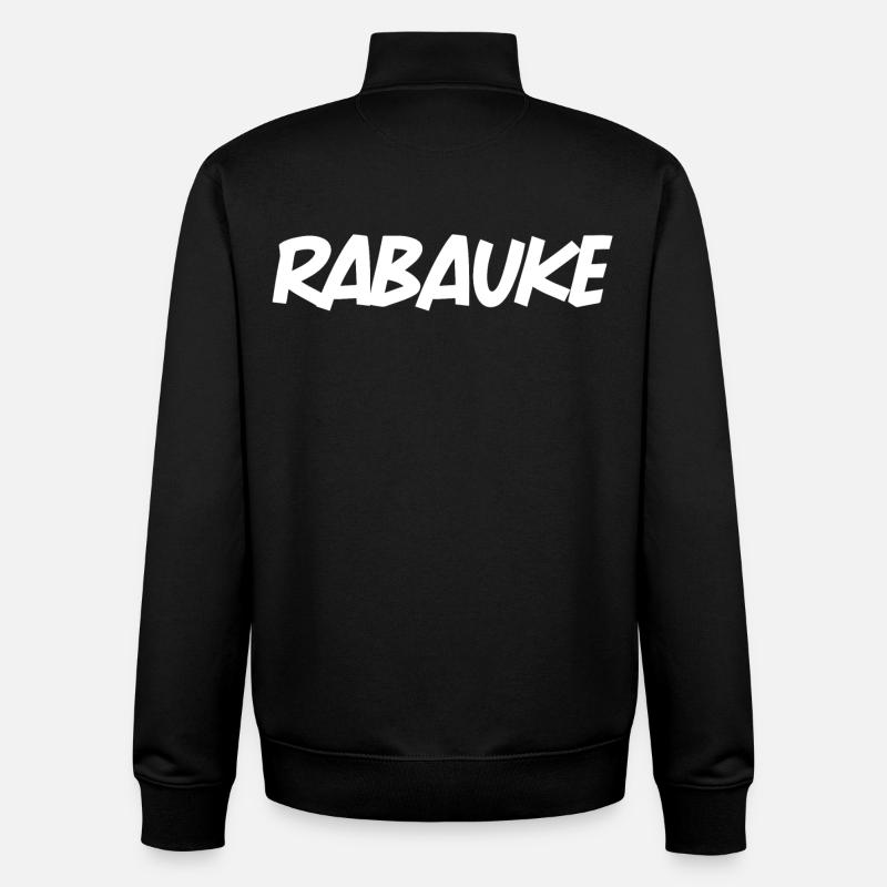 Rabauke - Unisex Organic Zip Sweatshirt von Stanley/Stella - Schwarz