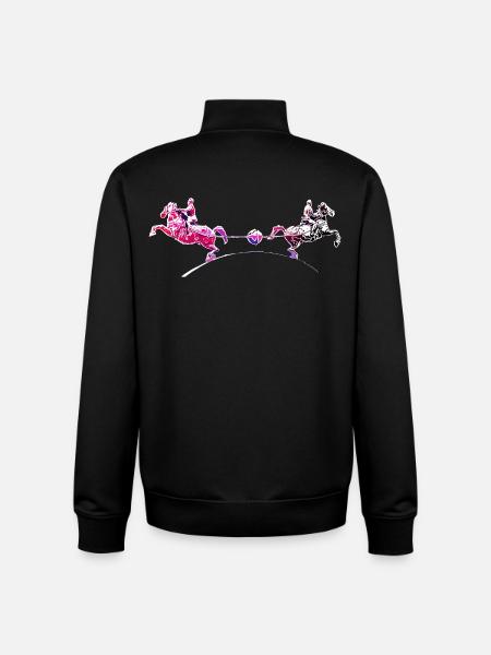 Magdeburg | Magdeburg | Hemisphere experiment - Unisex Organic Zip Sweatshirt by Stanley/Stella - black