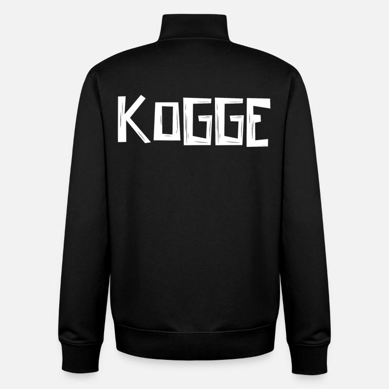 Kogge - Unisex Organic Zip Sweatshirt von Stanley/Stella - Schwarz