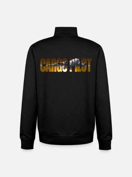 Cargo pilot C-17 - Unisex Organic Zip Sweatshirt by Stanley/Stella - black