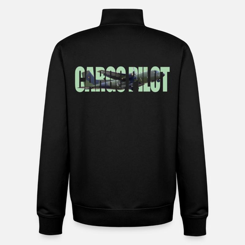 Cargo pilot C-160 - Unisex Organic Zip Sweatshirt von Stanley/Stella - Schwarz