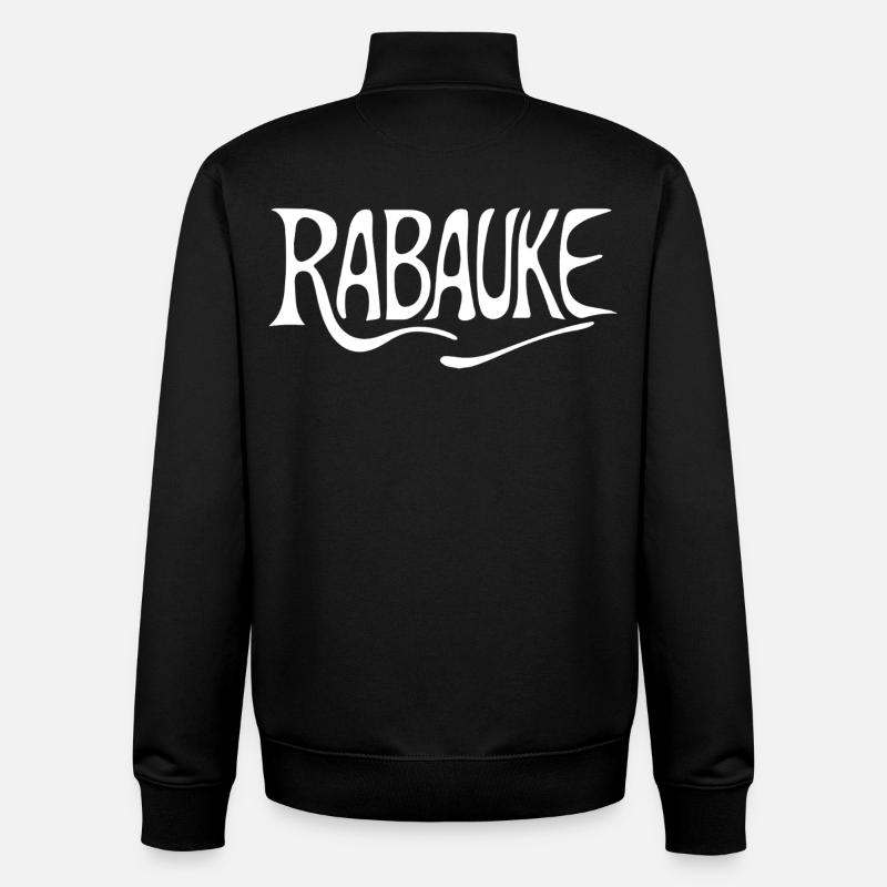 Rabauke - Unisex Organic Zip Sweatshirt von Stanley/Stella - Schwarz