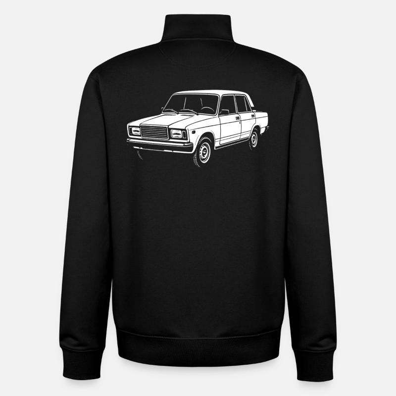 Boxen-Charme - Unisex Organic Zip Sweatshirt von Stanley/Stella - Schwarz