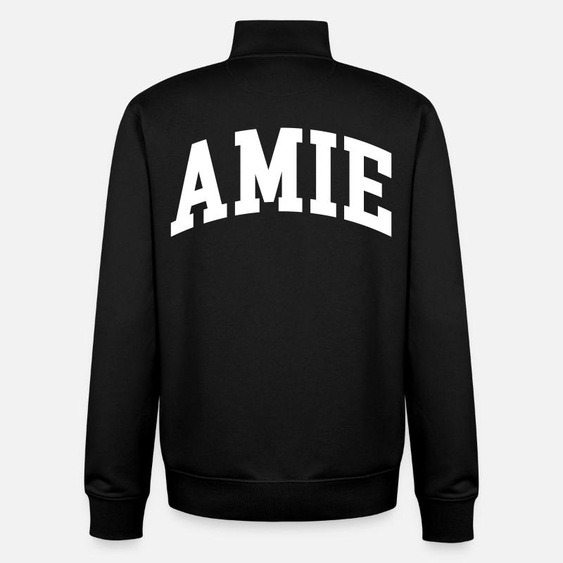 Amie - Unisex Organic Zip Sweatshirt von Stanley/Stella - Schwarz